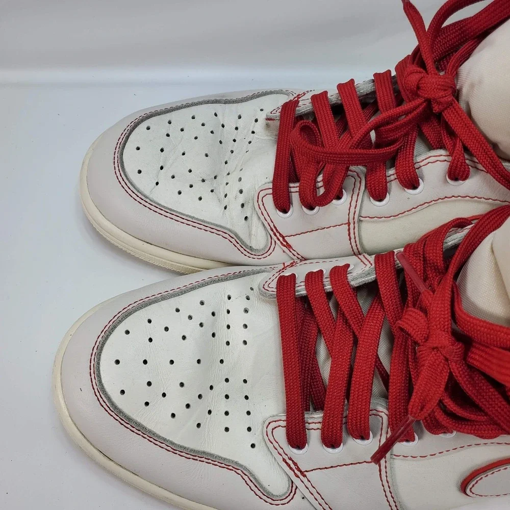 Nike Air Jordan 1 Retro High OG‎ Phantom Gym Red White Size 12 Mens 555088-160